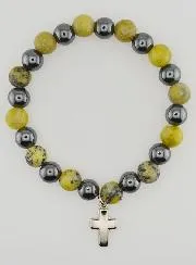 Edelsteen Armband - Hematiet en Serpentijn