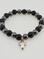 Edelsteen Armband - Hematiet en Gouden Obsidiaan