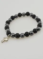 Edelsteen Armband - Hematiet en Gouden Obsidiaan