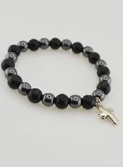 Edelsteen Armband - Hematiet en Gouden Obsidiaan