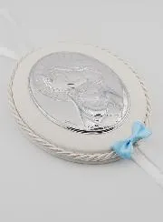 Doopcadeau voor Jongen -  Medaillon voor Babywieg Maria met Kind