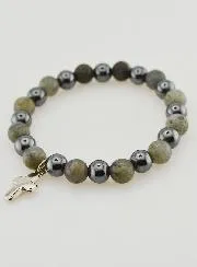 Edelsteen Armband - Hematiet en Labradoriet
