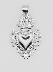 Ex-Voto Hanger van Zilverkleurig Messing - 25mm