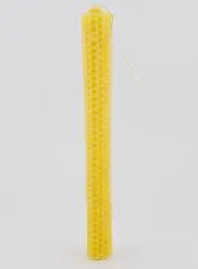 Natuurlijke Bijenwas Kaars met Honingraat Structuur - 20 cm