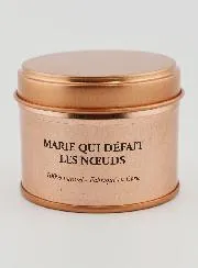 Ambachtelijke Geurkaars - Maria die de Knopen Ontwart