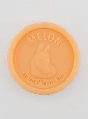 Zeep met Biologische Ezelinnenmelk en Meloen - 100g