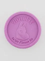 Zeep met Biologische Ezelinnenmelk en Viooltjes - 100g