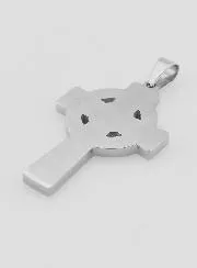 Keltische Kruis Hanger van Roestvrij Staal  - 45mm
