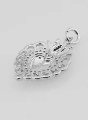 Ex-Voto Hanger van Zilverkleurig Messing - 22mm