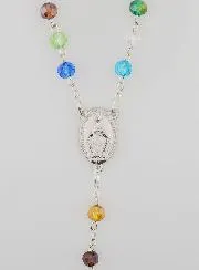 Rozenkrans Maria Wonderdadige Multicolor Kralen