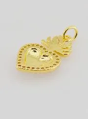 Ex-Voto Hanger van Goudkleurig Messing en Emaille - 20mm