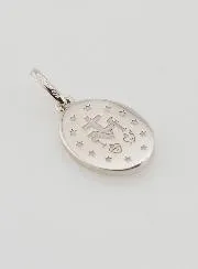 Wonderdadige Medaille Zilver en Wit Emaille