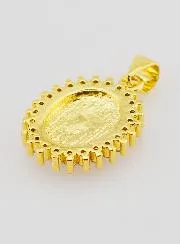 Roze Medaille Maria Wonderdadige - 17mm