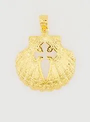 Hanger Schelp en Kruis van Sint Jacob - 18mm