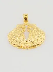 Hanger Schelp en Kruis van Sint Jacob - 18mm