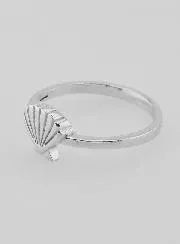 Zilveren Ring Sint Jakobsschelp van Compostela - Maat 54