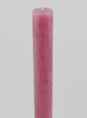 Doorgekleurde Kaars 27cm - Roze Gepoederd