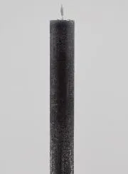 Doorgekleurde Kaars 27cm - Grijs