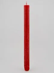Doorgekleurde Kaars 27cm - Karmijn Rood