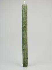 Doorgekleurde Gebedskaars -  Olijf Groen