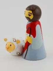 Beeld van Jezus Christus de Goede Herder en Schaap