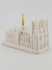 Beeld Kathedraal Notre Dame van Parijs