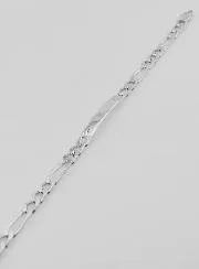 Zilveren Armband voor Heren - Figaro Schakel 5mm