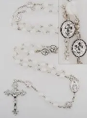 Rozenkrans Wonderdadige Medaille - Wit