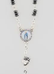 Rozenkrans Maria Wonderdadige en Ex Voto - Hematiet