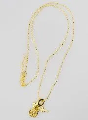 Religieus Collier 3 Bedels  - 40cm