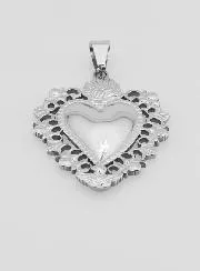 Grote Ex Voto Hanger van Roestvrij Staal - 37mm