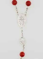 Rozenkrans Wonderdadige Medaille - Rood