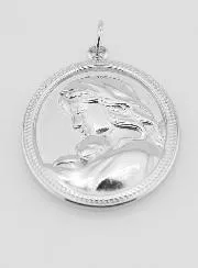 Ovale Hanger Maria met Kind - 25mm