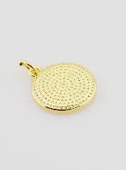 Geëmailleerde Kruis Hanger - Turkoois