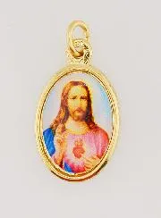 Dubbelzijdige Hanger van de Heilige Harten - 25mm