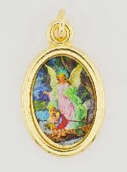 Hanger Beschermengel Goudkleurig - 25mm