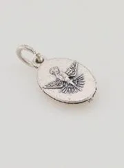 Medaillon met Gedraaide Rand 15mm - Heilige Theresia