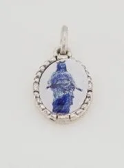 Hanger met Bewerkte Rand 15mm - Zwarte Madonna