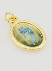 Hanger Heilige Gabriël Goudkleurig - 25mm