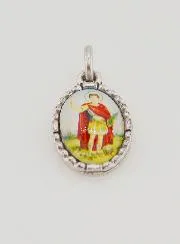 Medaillon met Gedraaide Rand 15mm - Sint Expeditus