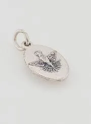 Medaillon met Gedraaide Rand 15mm - Heilige Carlo Acutis