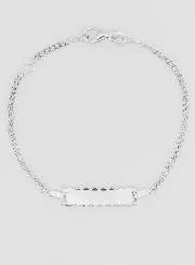 925 Sterling Zilveren Baby Identiteits Armband - 16cm