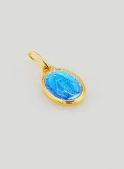 Wonderdadige Medaille van Verguld Zilver en Emaille - 10mm