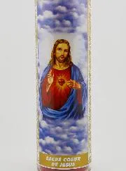 Kaars in Glas - Heilig Hart van Jezus