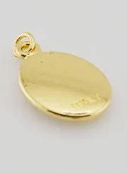 Goudkleurige Hanger Sint Joris - 25mm