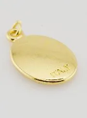 Goudkleurige Hanger Onze-Lieve-Vrouw van La Salette - 25mm