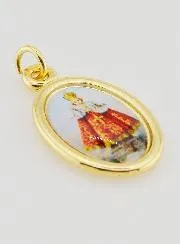 Medaillon van het Kind Jezus van Praag - 25mm