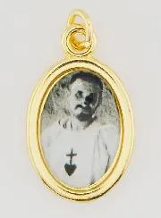 Goudkleurige Hanger Heilige Charles de Foucauld - 25mm
