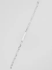 Zilveren Heren Armband - Schakel Breedte 4mm