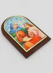 Icoon om Neer te Zetten - Heilige Anna - 10cm